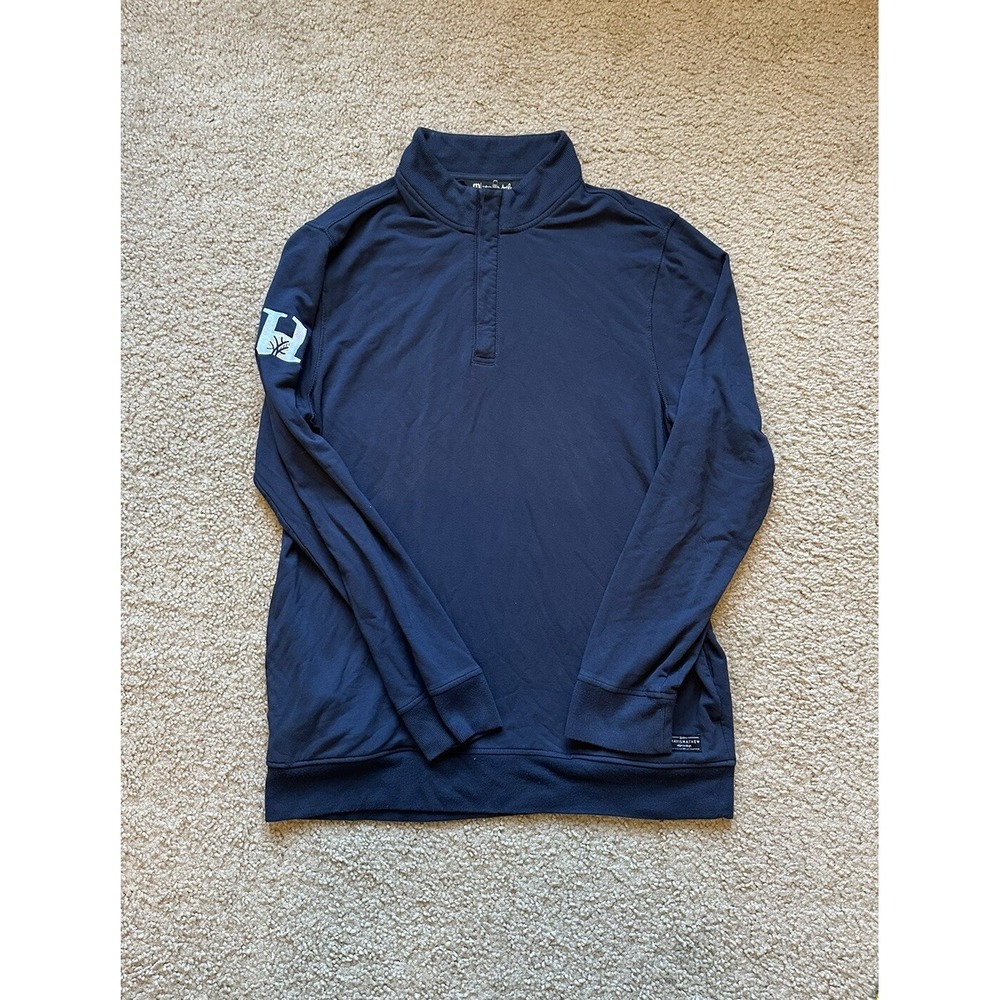 Travis Mathew Men's Quarter Zip Performance Pullover‎ Lightweight Size Medium